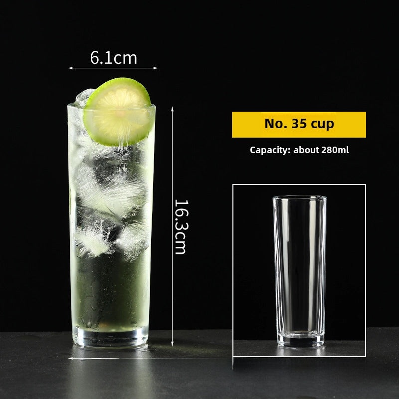 Large Capacity Glass Juice Cup for Milk Tea Mojito Cocktail Bars | Drinkware & Glassware