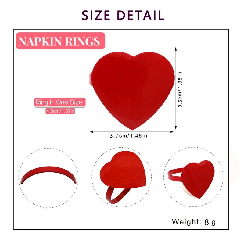 Elegant Red Heart Letter Alloy Pendant for Valentine's Day Party|Jewelry & Accessories