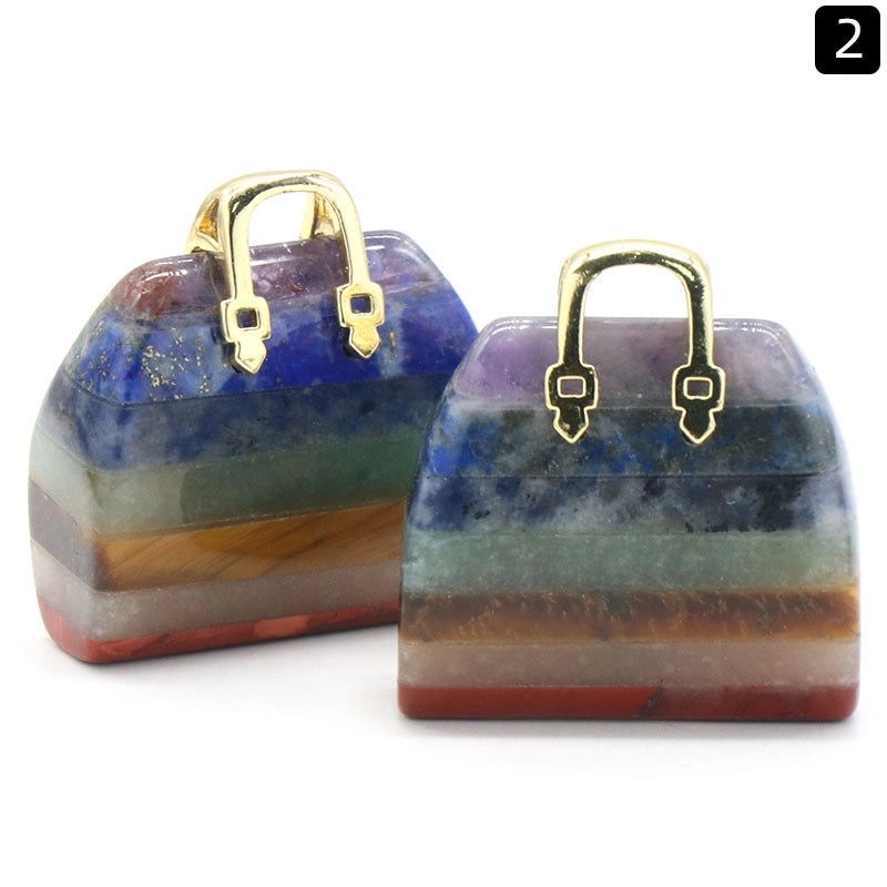 Natural Amethyst & Jade Multi-Stone Crystal Pendant | Jewelry Accessories