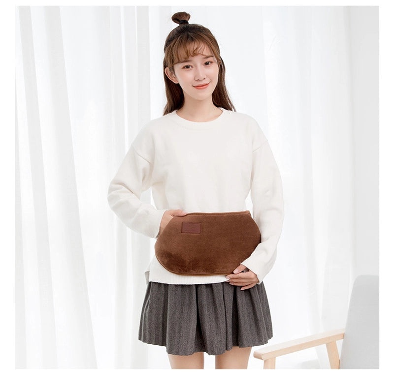 Plush Hot Water Bag with Protective Belt for Waist and Hands Warmth | Home & Personal Care