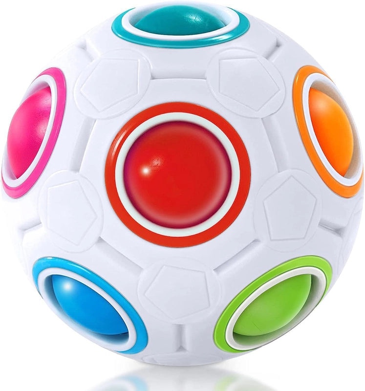 Puzzle Palm 12-Hole Football Puzzle Ball Puzzle Cube Glow Gyro Toy | Puzzle & Brain Teasers
