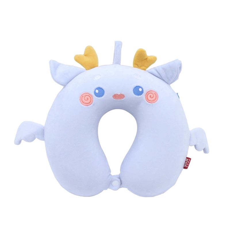 Cartoon Memory Foam U-Shaped Neck Pillow for Travel, Office, and Home | Travel Accessories