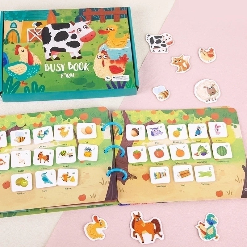 Educational Animal Paper Toys for Toddlers 3-6 Years|Learning & Educational Toys