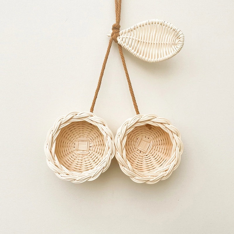 Cherry Blossom Rattan Wall Hanging | Home Decor Wall Art