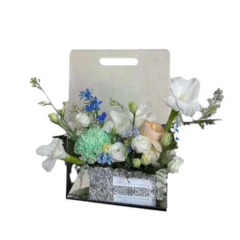 Transparent Acrylic Gift Box for Eternal Flowers 520 Packaging | Gift Boxes & Packaging