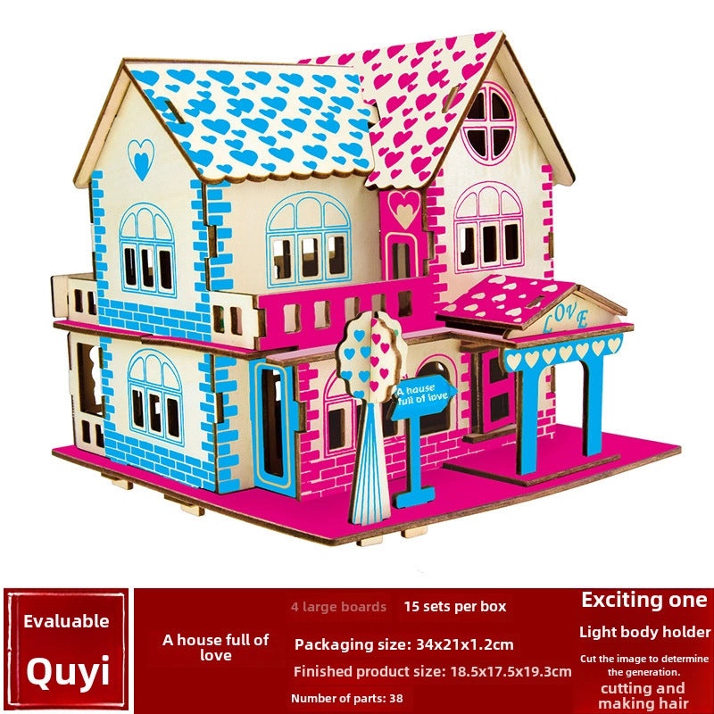 Handmade Wooden 3D Puzzle for Kids and Adults | Educational Toys & Games