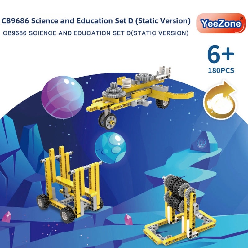 Electric Programming Robot Compatible with 9686 Small Particle Building Blocks | Educational STEM Robotics Kits