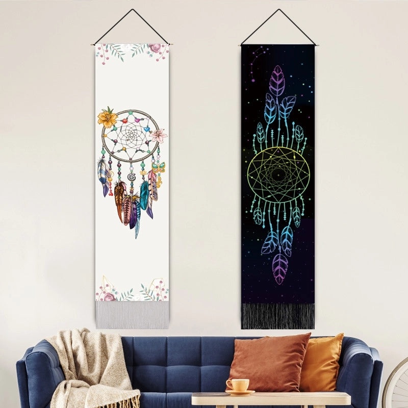 Nordic Dreamcatcher Cotton Linen Wall Hanging Tapestry | Home Decor Wall Art