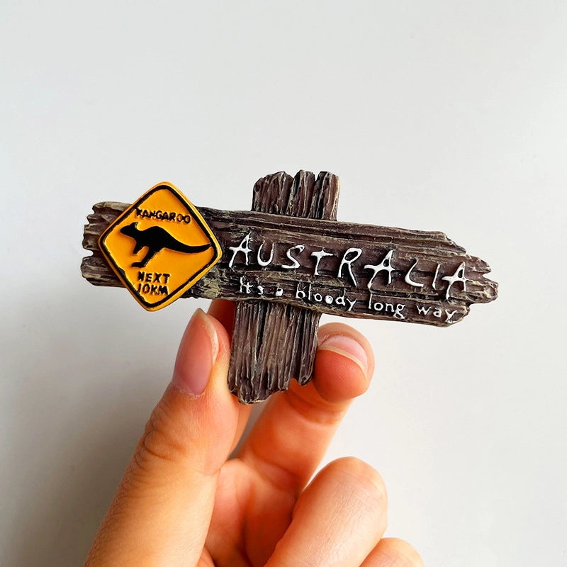 3D Travel Refrigerator Magnet Stickers Europe Cities Souvenirs Creative Tourist Gifts|Home Decor & Magnets