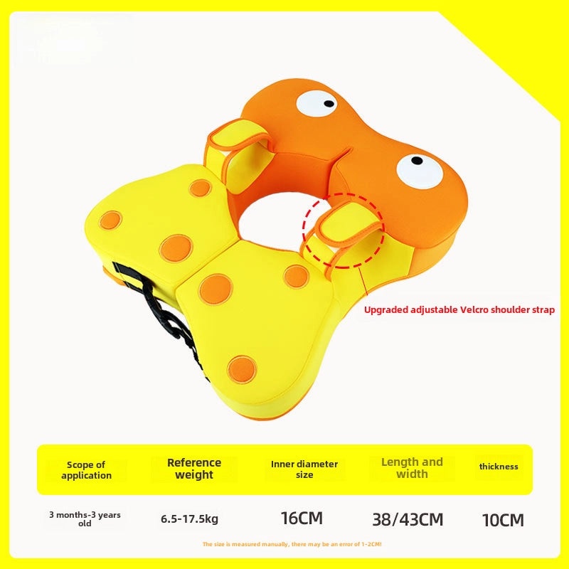 Xile Baby Swimming Ring for 0-3 Years Old, Inflatable-Free Underarm Support Infant Float | Baby Swimming Gear