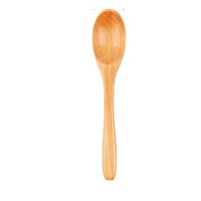 Phoebe Long Wooden Rice Spoon Small Japanese Salad Honey Spoon Pointed Handle Wooden Utensil|Kitchen Utensils