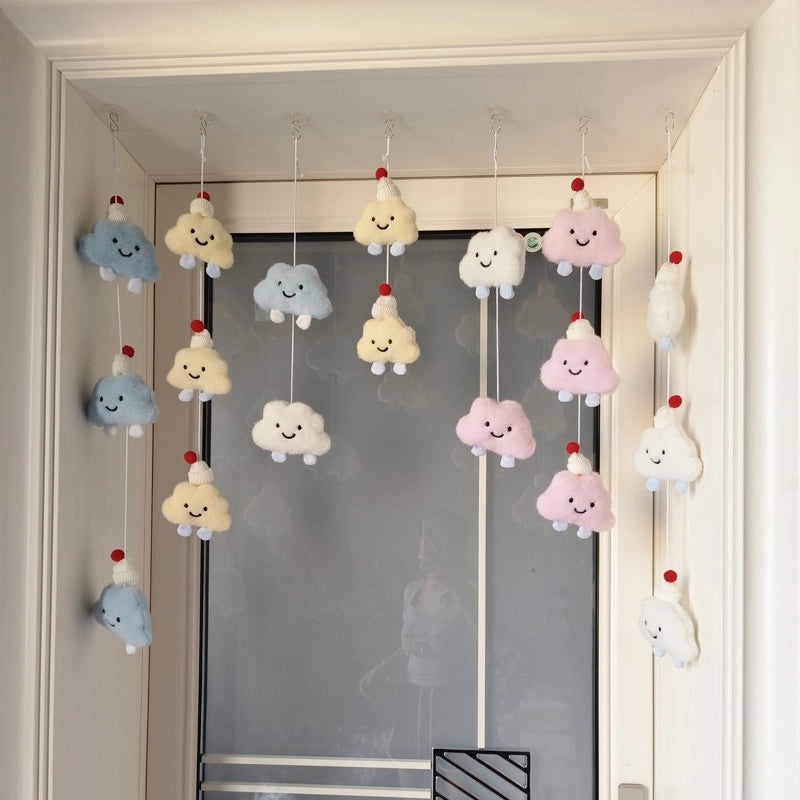 Relaxed Holiday Clouds Polyester Hanging Wall Decor | Home Decor