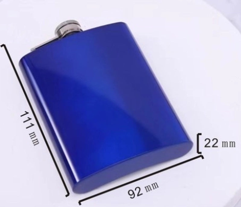 Elegant Stainless Steel Solid Color Wine Flask | Drinkware & Bar Accessories