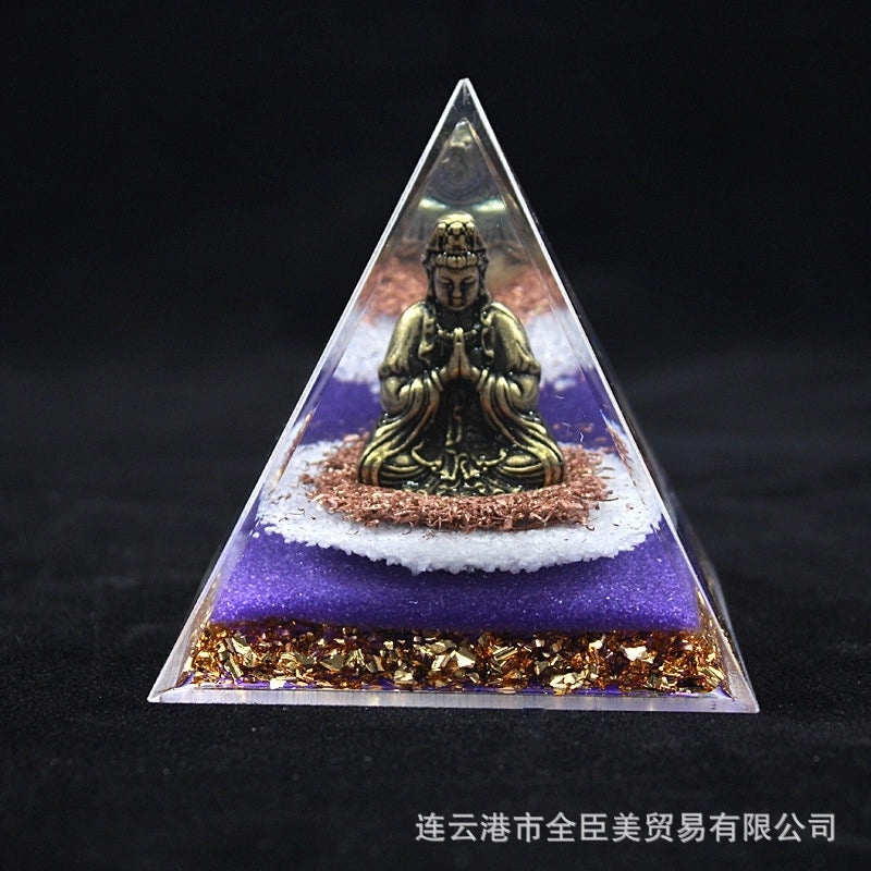 Classic Geometric Acrylic Crystal Pyramid Decor|Home Decor