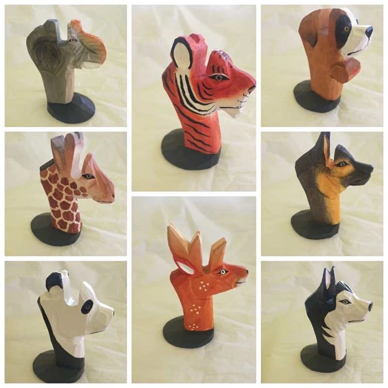 Wood Carving Animal Glasses Frame | Home Decor Crafts