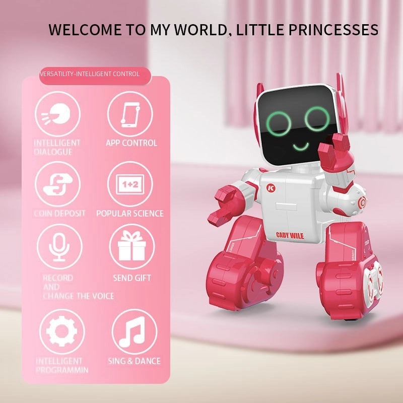 JJRC R4 Kids Intelligent Remote Control Robot Singing Dancing Storytelling Programming Toy|Children's Educational Robots