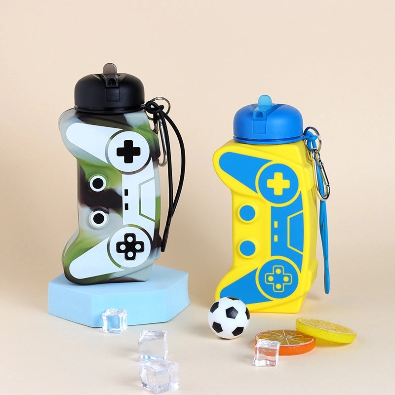 Stylish Multicolor Silicone Water Bottle for Everyday Use 1 Piece | Drinkware & Bottles