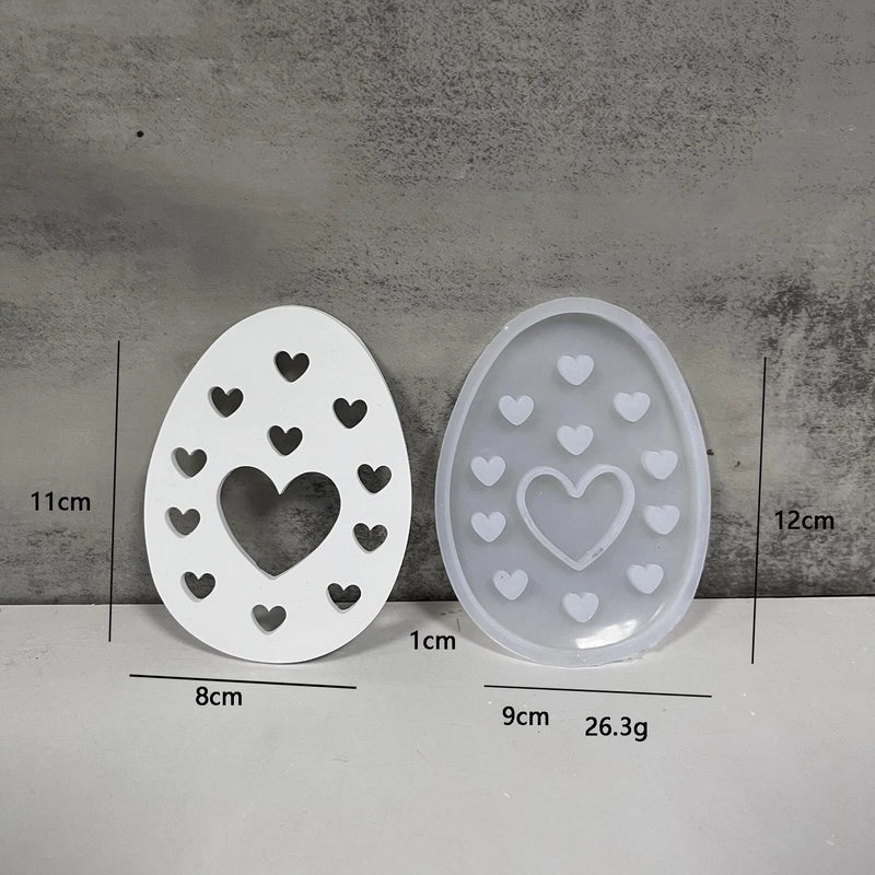 Colorful Easter Egg Shaped Silicone Kitchen Mold for Casual Baking | Kitchen & Dining Accessories