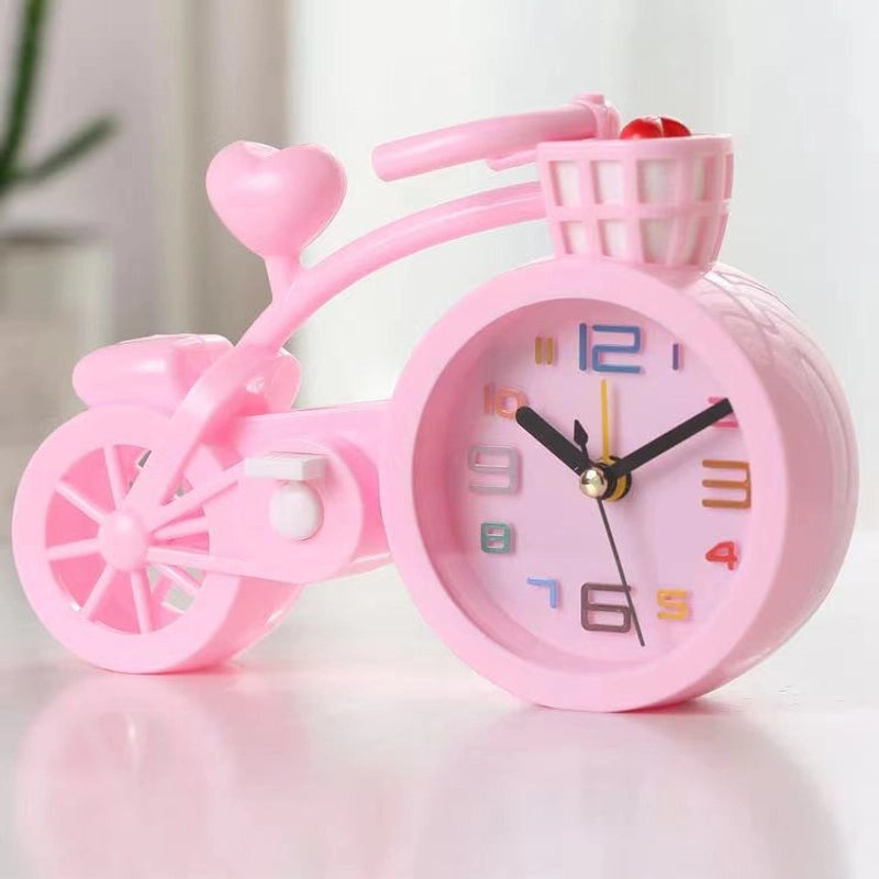 Retro Musical Instrument Train Bicycle Plastic Alarm Clock Decorative Ornament|Home Decor & Clocks