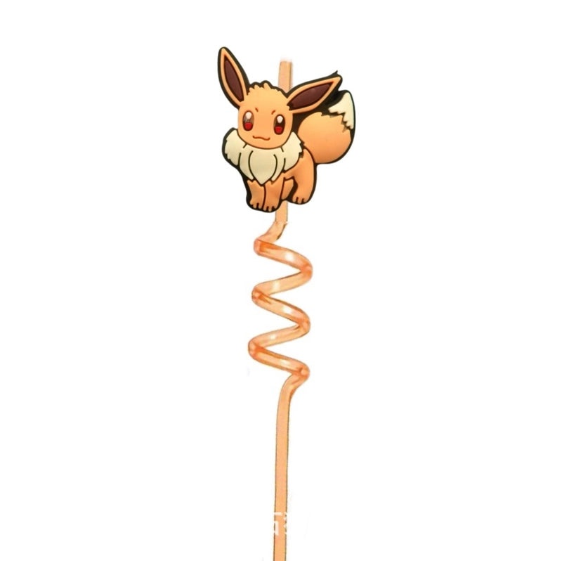 Pokémon Themed Creative Personality Party Decorative Straw|Party Supplies