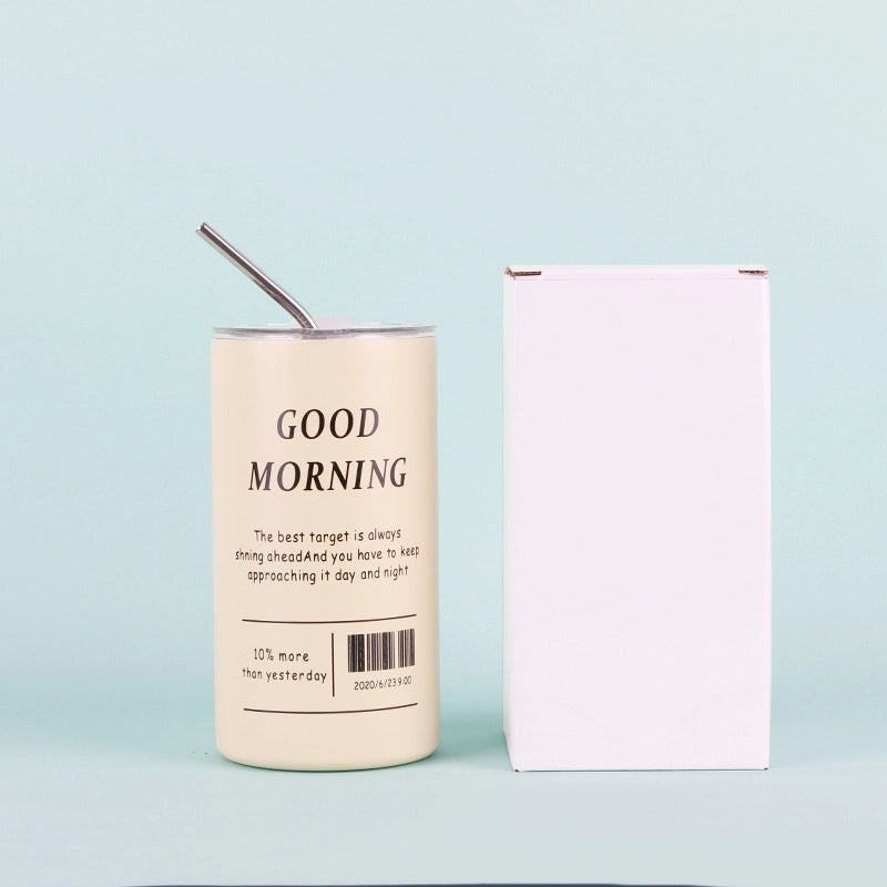 Stainless Steel Water Bottle Single Piece Casual Solid Color | Drinkware & Hydration