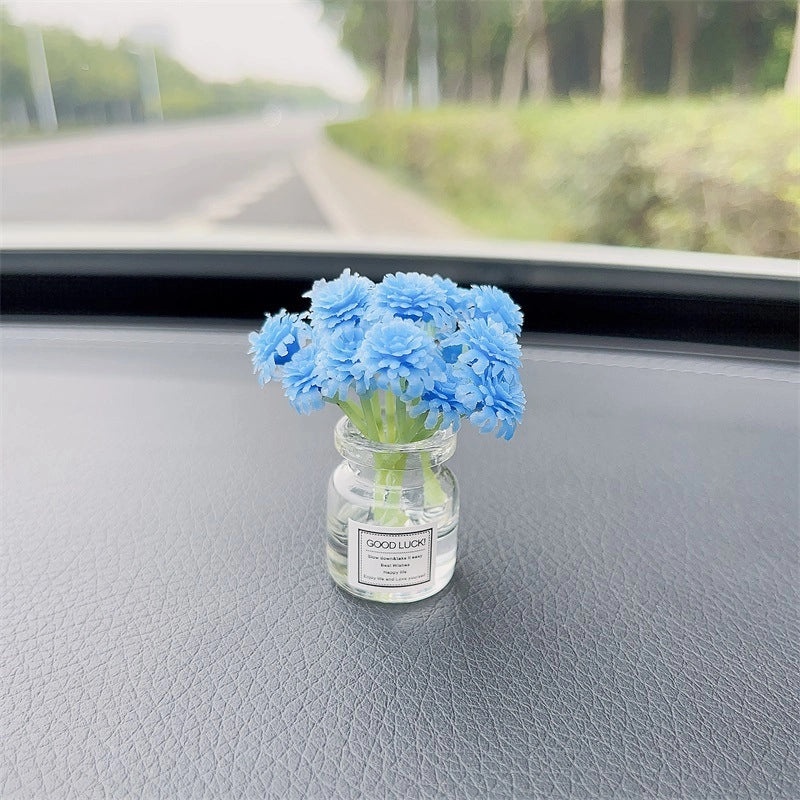 Elegant Minimalist Flower Glass Ornaments for Women|Home Decor Accessories