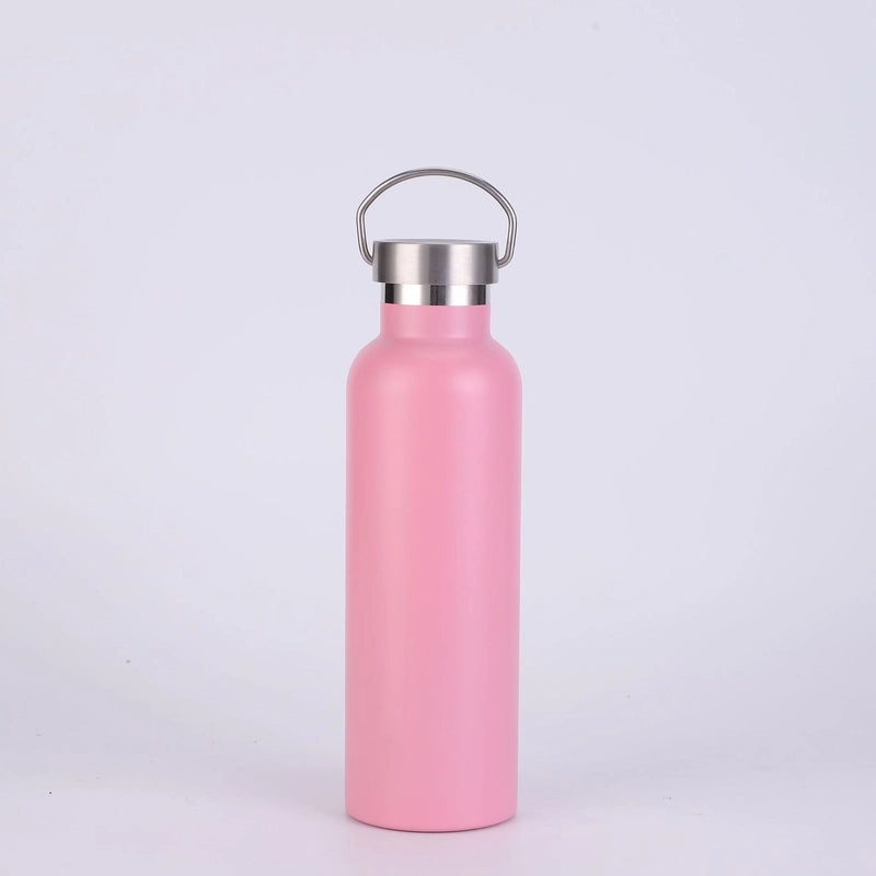 Double-Layer Vacuum Insulated Large Capacity Stainless Steel Thermal Travel Kettle Portable Wide Mouth Sports Water Bottle|Travel Accessories
