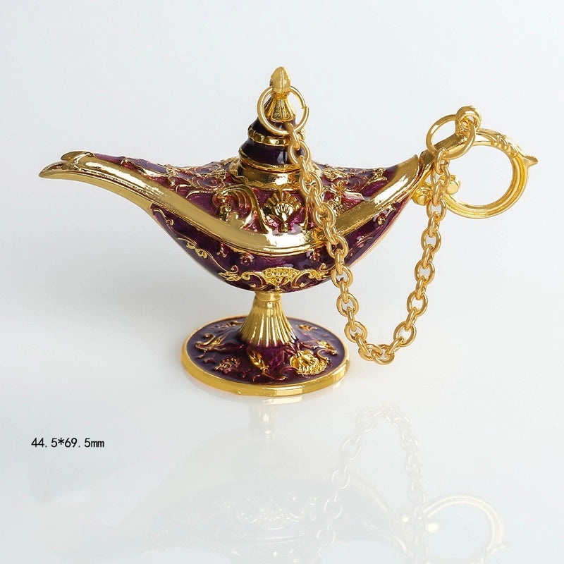 Vintage Magic Lamp Alloy Ornament Decorative Home Accent|Home Decor