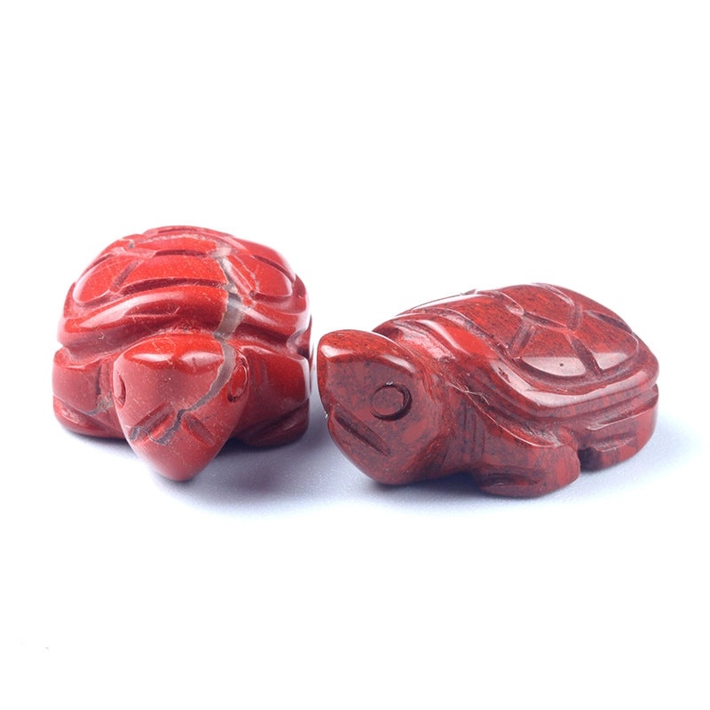 Adorable Tortoise Agate Tiger Eye Opal Decorative Figurines|Home Decor & Collectibles