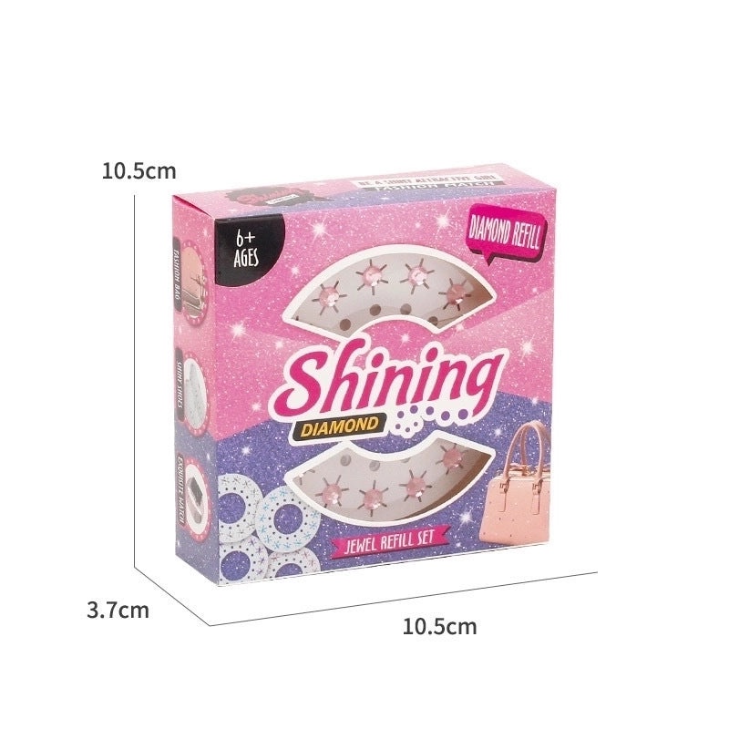 Creative Parent-Child Crystal Stick-On Hair Accessories for Girls | Hair Accessories