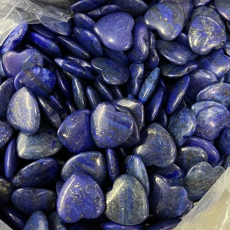 Pink Heart-Shaped Crystal Gemstone 2cm Handmade Decorative Ornament|Home Decor