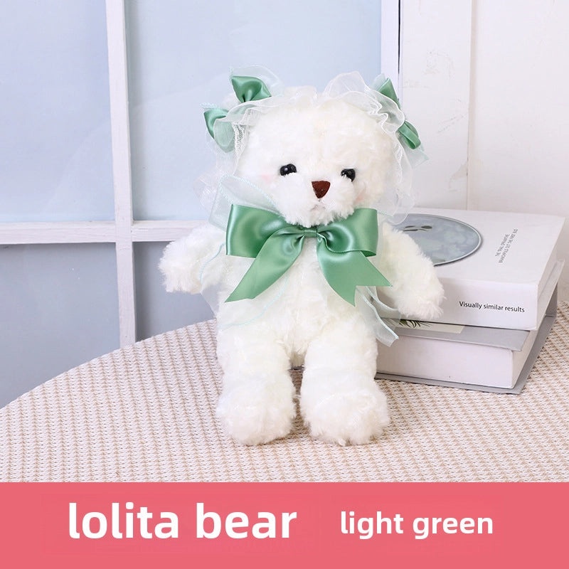 Lolita Bear Plush Doll Rose Velvet Ragdoll Cute Girl Toy Gift Soft Stuffed Animal|Plush Toys & Stuffed Animals