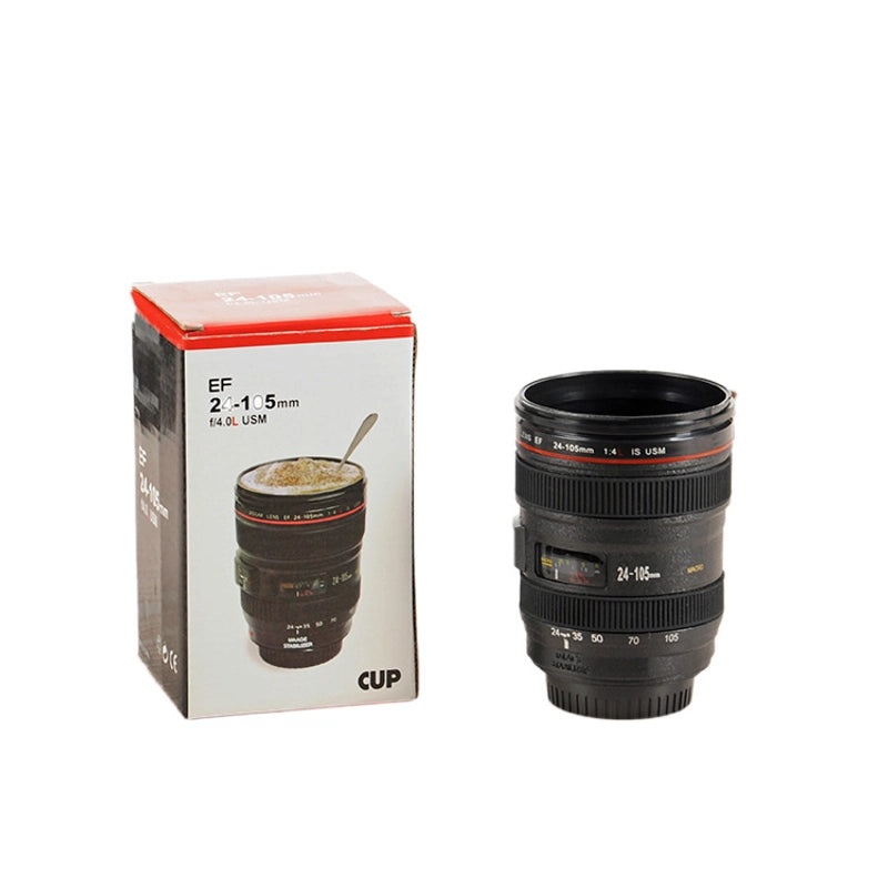 Casual SLR Lens Stainless Steel Travel Mug ABS Material | Drinkware & Mugs