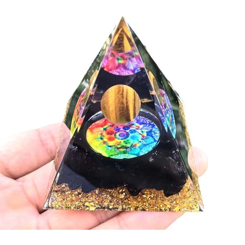 Casual Pyramid Resin Decorative Figurines Modern Home Decor Accents|Home Decor
