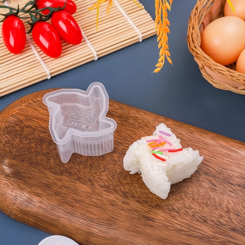 Creative Transparent Cartoon Rice Ball & Sushi Mold for Kids | Kitchen Accessories