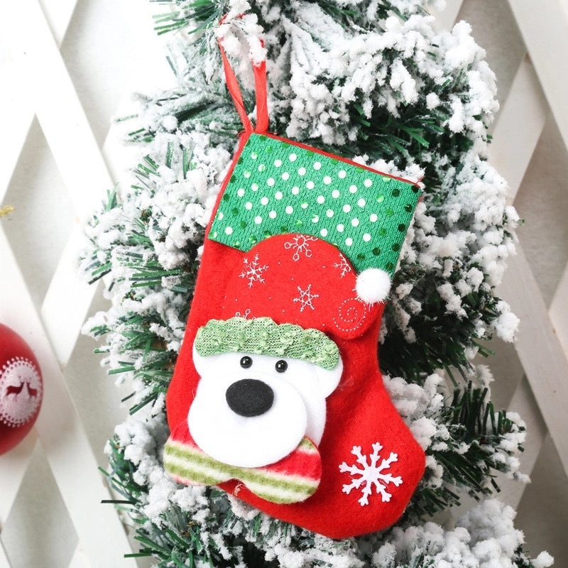 Christmas Gift Bag for Jewelry Candy Socks | Holiday Packaging & Decoration Accessories