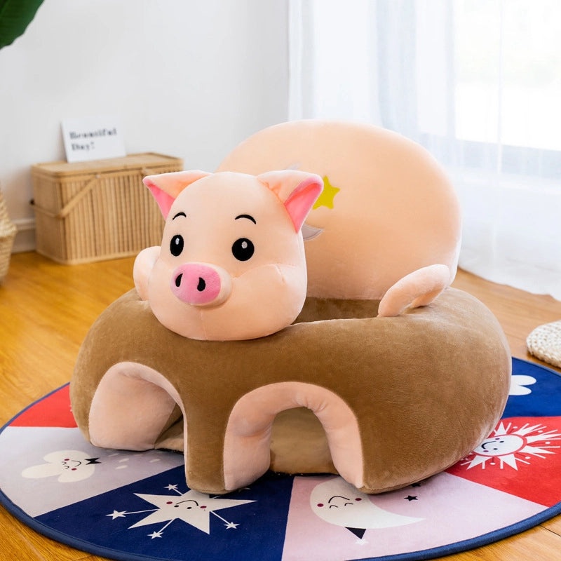 Cartoon Plush Baby Learning Sofa Chair Soft Children's Lazy Seat Comfortable Baby Gift|Baby & Kids Furniture