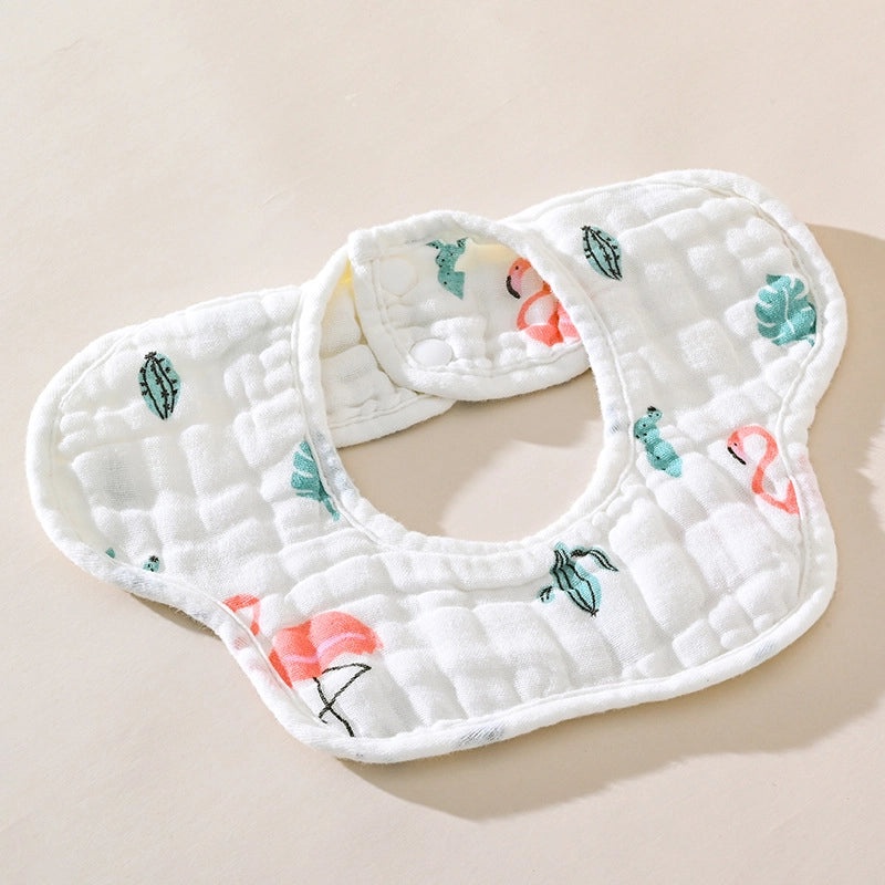 Adorable Cartoon Bear & Elephant Cotton Burp Cloths for Babies|Baby Accessories