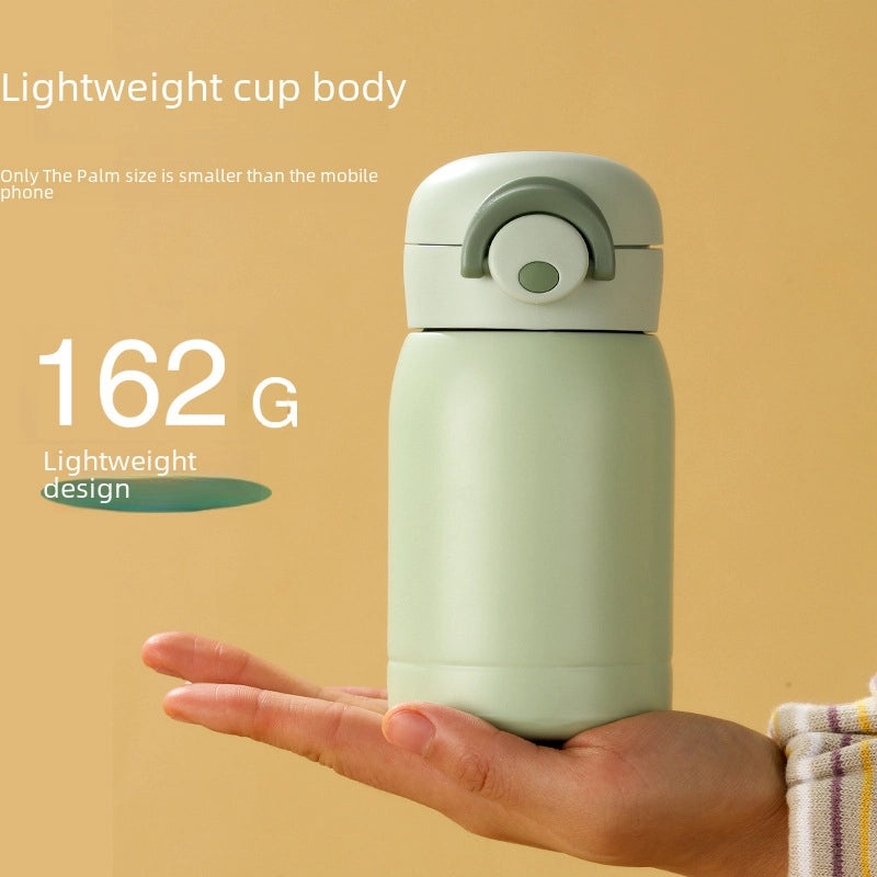 304 Stainless Steel Mini Vacuum Bottle Portable Kids Water Cup Simple Design|儿童水杯