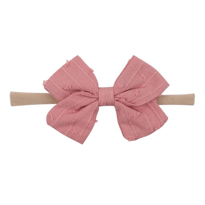 Kids Soft Nylon Bow Headband Candy Colors|Children's Hair Accessories