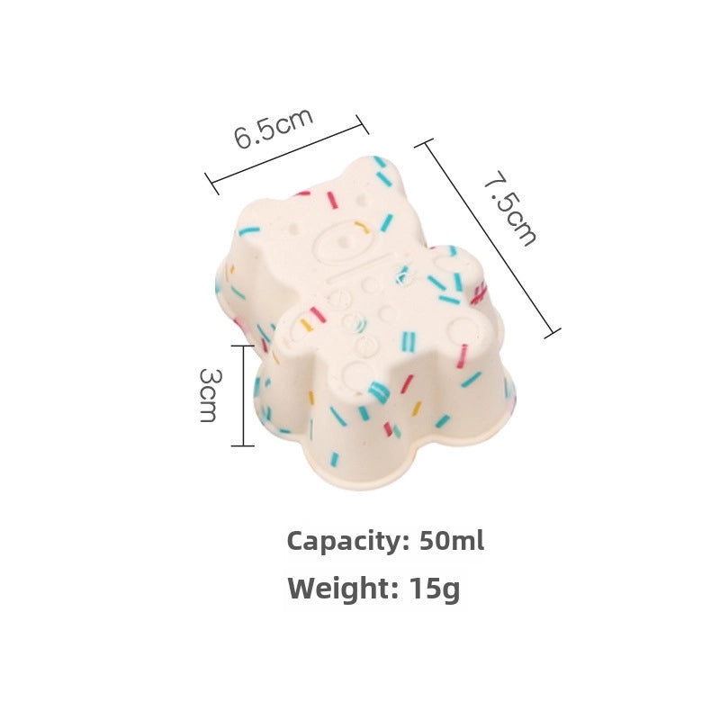 Silicone Egg Tart Baking Cups Non-Stick Thickened Steamed Rice Cake Mold Easy Demoulding and Cleaning|Bakeware & Kitchen Tools