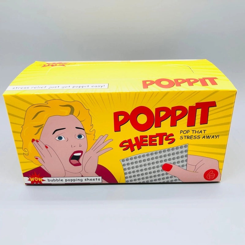 Poppit Bubble Decompression Toy Sheets | Office Stress Relief Toys