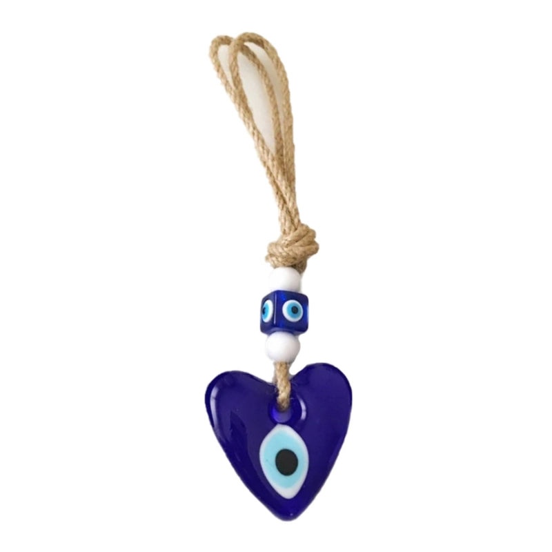 Ethnic Heart-Shaped Glass Ornaments for Home Decor|Home Decor & Ornaments