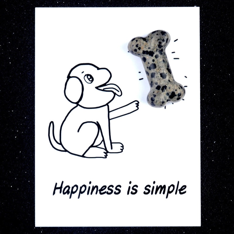 Minimalist Dog Bone Agate Pendant Unisex Jewelry Natural Stone Gemstone Accessories|Jewelry & Accessories