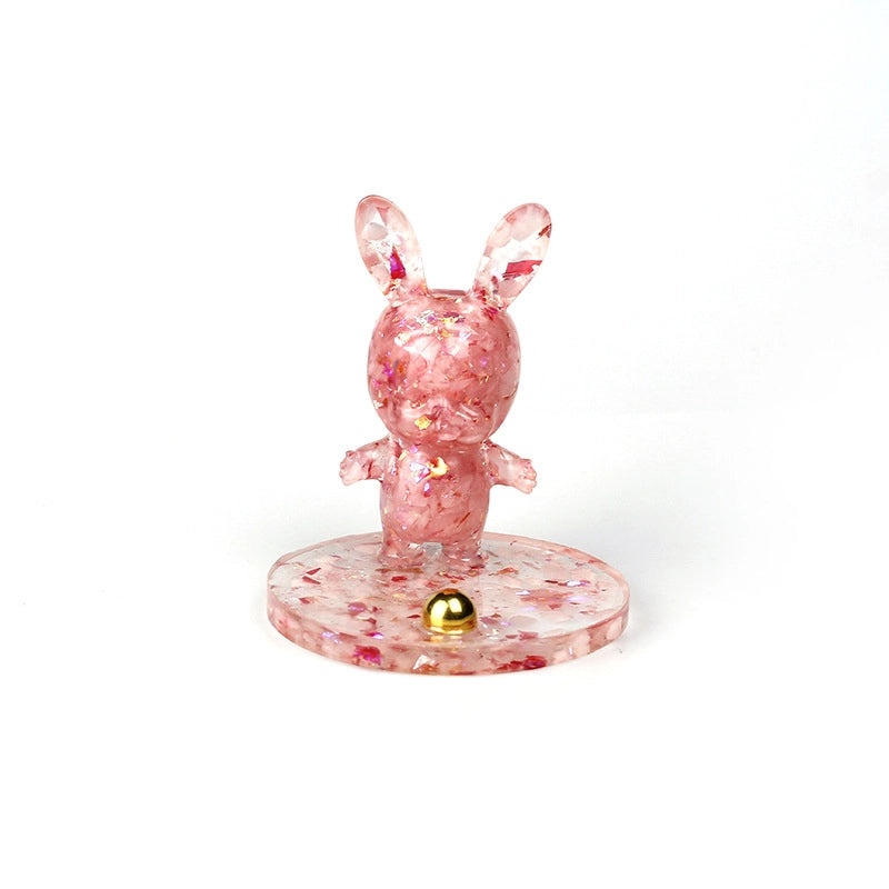Adorable Rabbit Resin Figurines Cute Artificial Plastic Decorations for Home | Home Decor Ornaments
