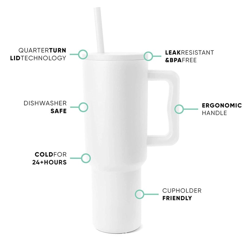 Stainless Steel 304 Thermos Cup Multicolor Casual Solid Color 201 Steel 500ml | Drinkware & Travel Mugs