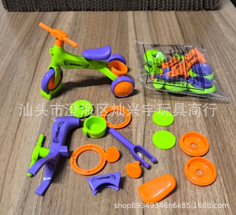 Movable Sliding Bicycle Couple Keychain Creative Jewelry Hanging Ornament | Accessories & Keychains