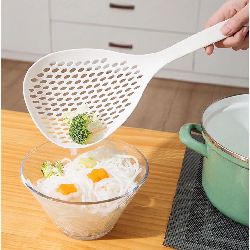 Thickened Large Noodle Dumpling Wonton Spoon Strainer with Long Handle for Kitchen Drain Colander|Kitchen Utensils