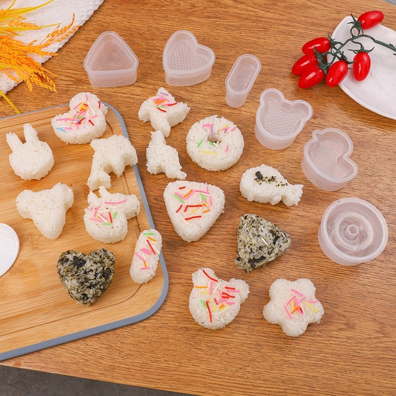 Creative Transparent Cartoon Rice Ball & Sushi Mold for Kids | Kitchen Accessories