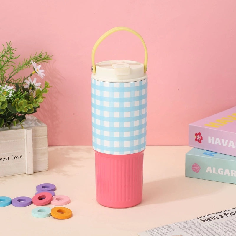 Casual Lattice 304 Stainless Steel Thermos Cup 1 Piece|Drinkware & Thermoses